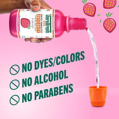 TheraBreath_Kids_Mouthwash_with_Fluoride,_Organic_Strawberry_Splash,_Anticavity,_16_fl_oz,_2_Pack