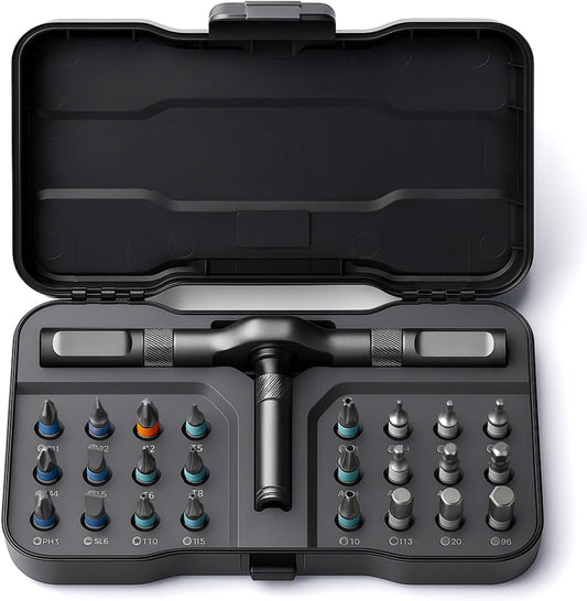 VMAN_Ratchet_Screwdriver_Set,_24_in_1_magnetic_Screwdriver_sets,_S2_Steel_Bits,_DIY_Combination_Flexible_Shaft,_Suitable_for_Furniture_Assembly,_Precision_Electrical_Appliance_Repair,_Bicycle_Tools