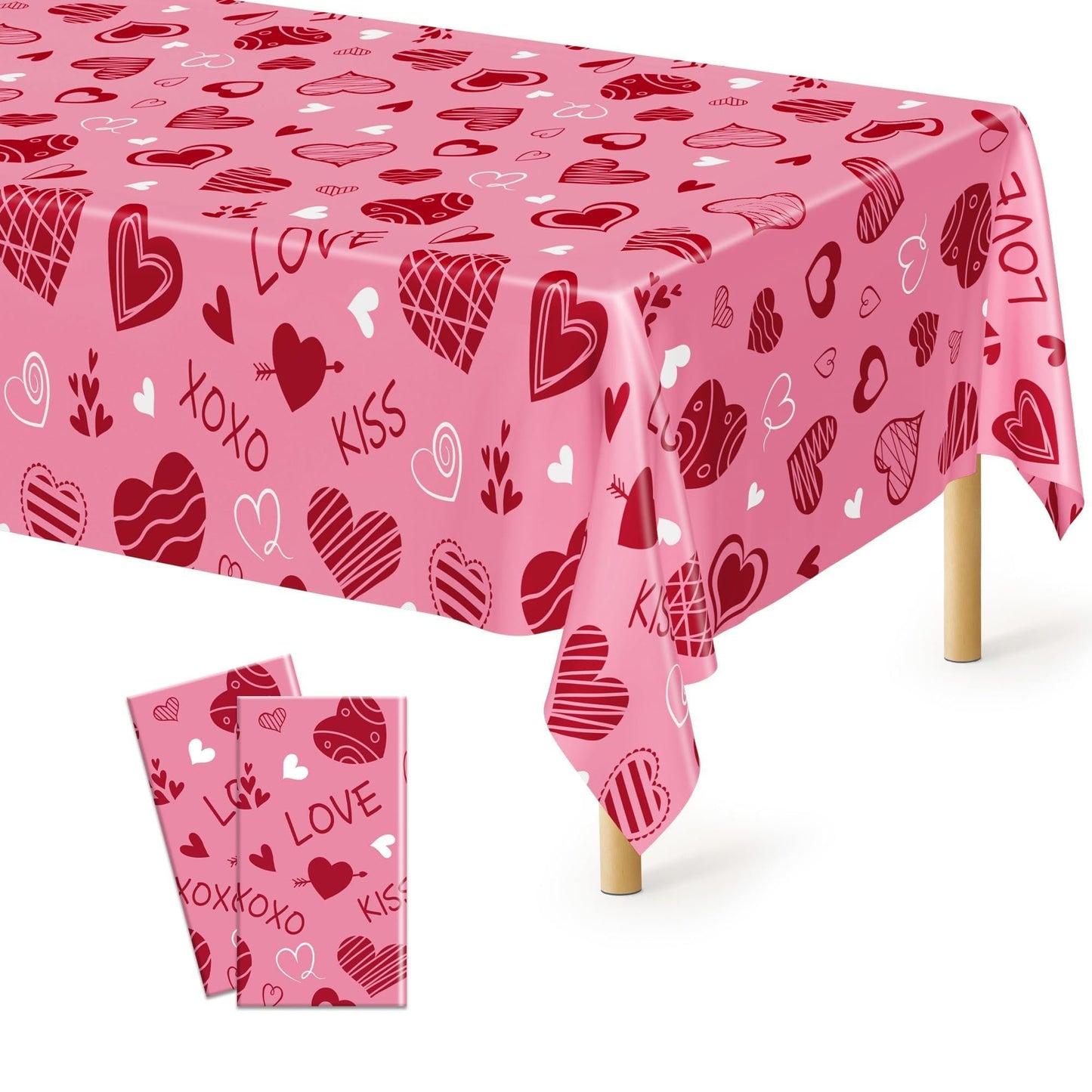 Red Heart - 2pcs 54x108 in