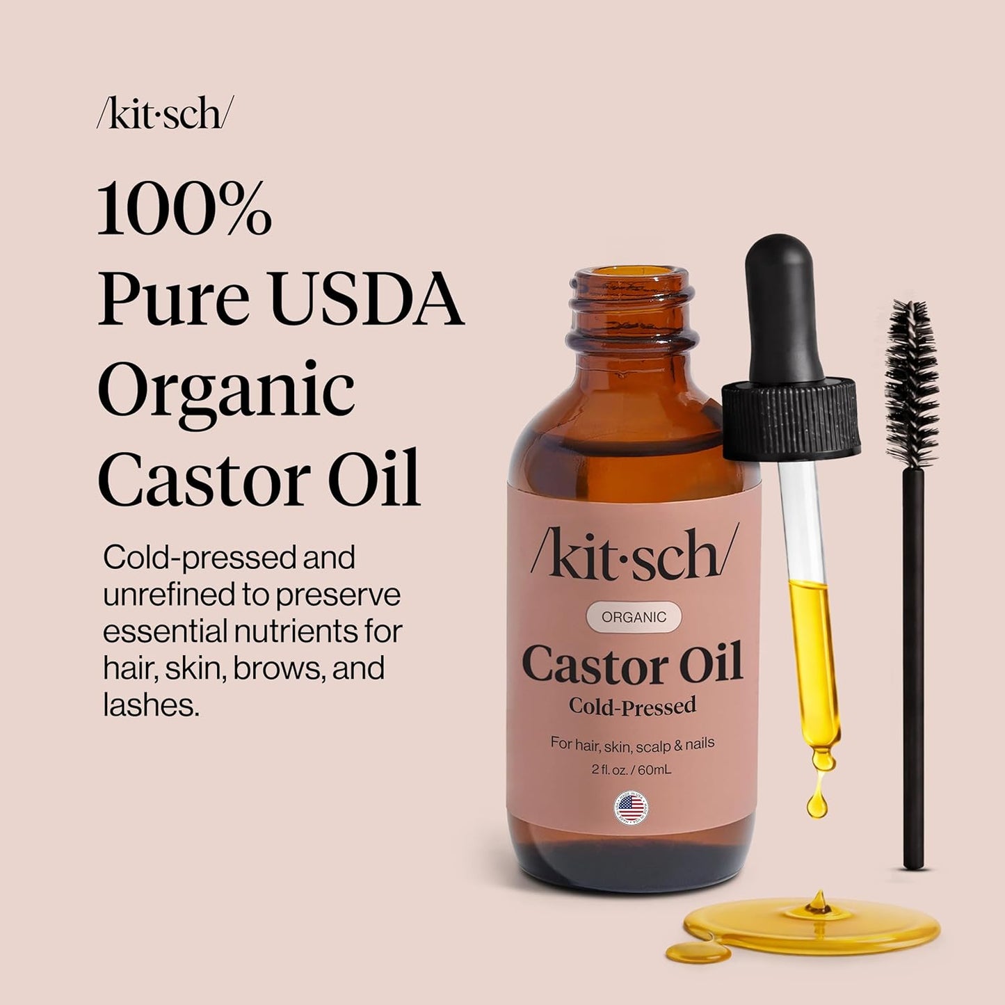 Kitsch_Organic_Castor_Oil_for_Hair_Growth_-_100%_Pure_Castor_Oil,_Organic_Cold_Pressed_Unrefined_Glass_Bottle_for_Face,_Skin,_Lashes,_Brows,_Scalp,_Nails_&_Belly_Button_|_Ideal_Gifts_for_Women_-_2_oz