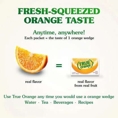 TRUE_ORANGE_Water_Enhancer,_Bulk_Dispenser_Pack_-_100_Count_(Pack_of_1)|_Zero_Calorie_Water_Flavoring_|_For_Water,_Bottled_Water,_Iced_Tea_&_Recipes_|_Water_Flavor_Packets_Made_with_Real_Oranges