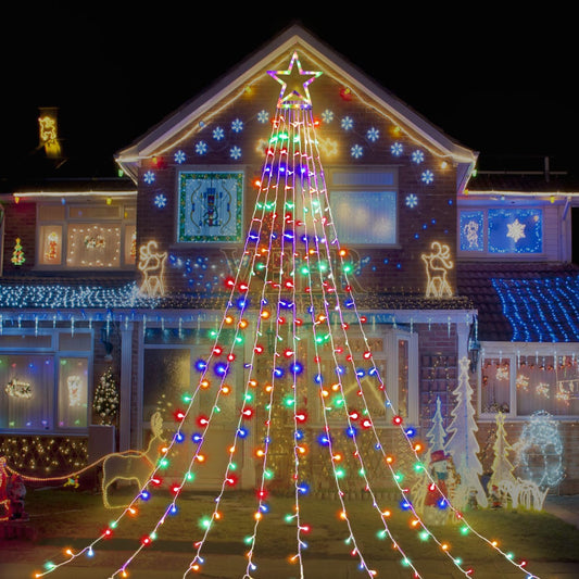 Outdoor_Christmas_Star_String_Lights,_320_LED_11.5_ft_Waterfall_Tree_Lights_with_8_Lighting_Modes_for_Indoor/Outdoor_Yard,_Home,_Festival,_Party,_Xmas,_New_Year_Decor