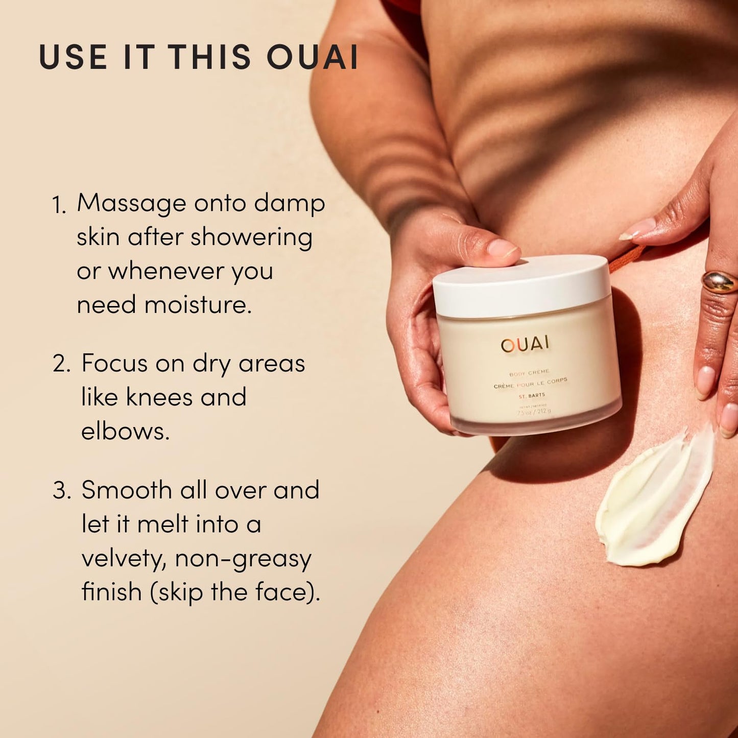 OUAI_Body_Cream,_St._Barts_-_Hydrating_Whipped_Body_Cream_with_Cupuaçu_Butter,_Coconut_Oil_and_Squalane_-_Softens_Skin_and_Delivers_Healthy-Looking_Glow_-_Sulfate-Free_Skin_Care_(7.5_Oz)