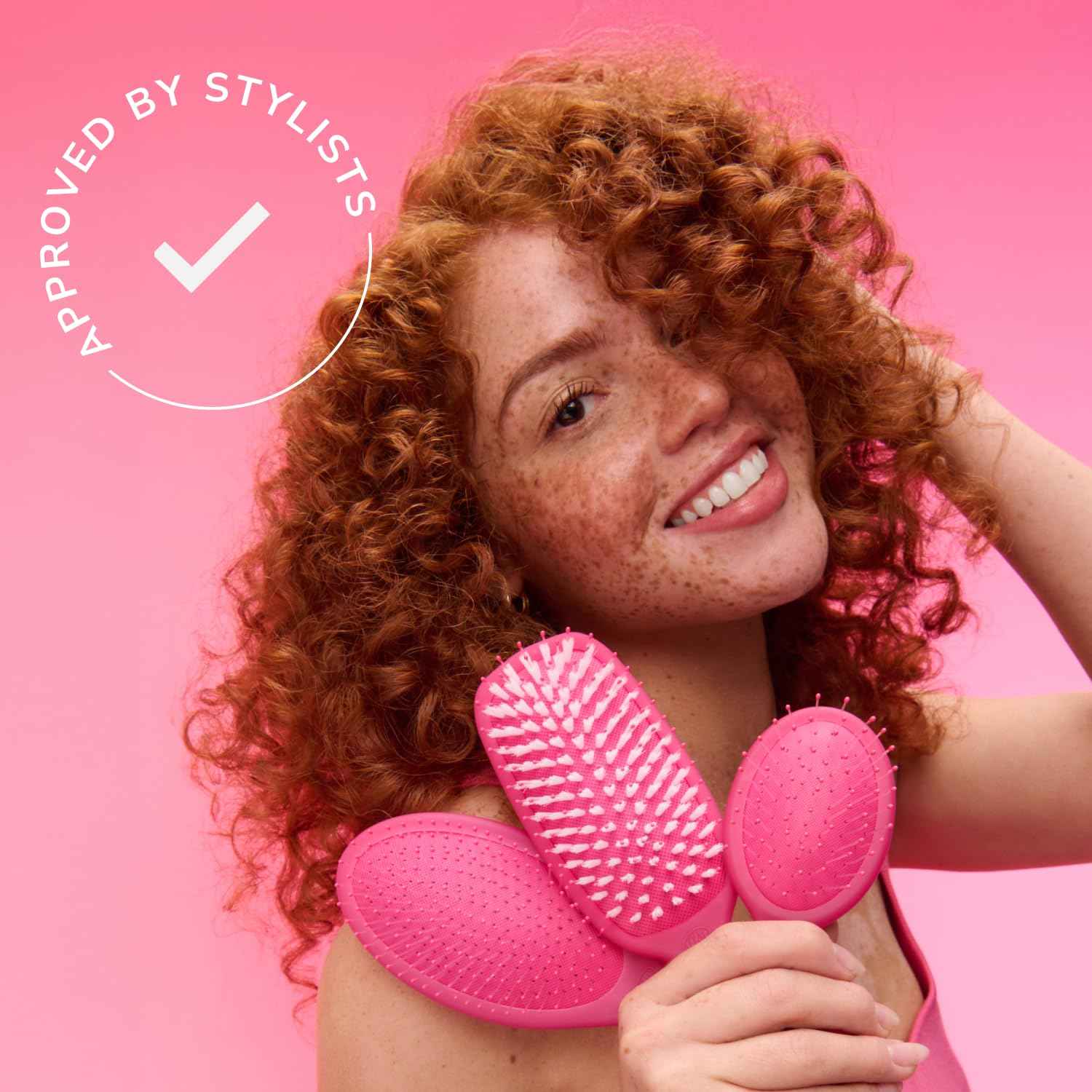 Wet Brush Mini Detangler Hair Brush, Detangling Travel Hair Brush - Ultra-Soft IntelliFlex Bristles Glide Through Tangles with Ease - Pain-Free - All Hair Types