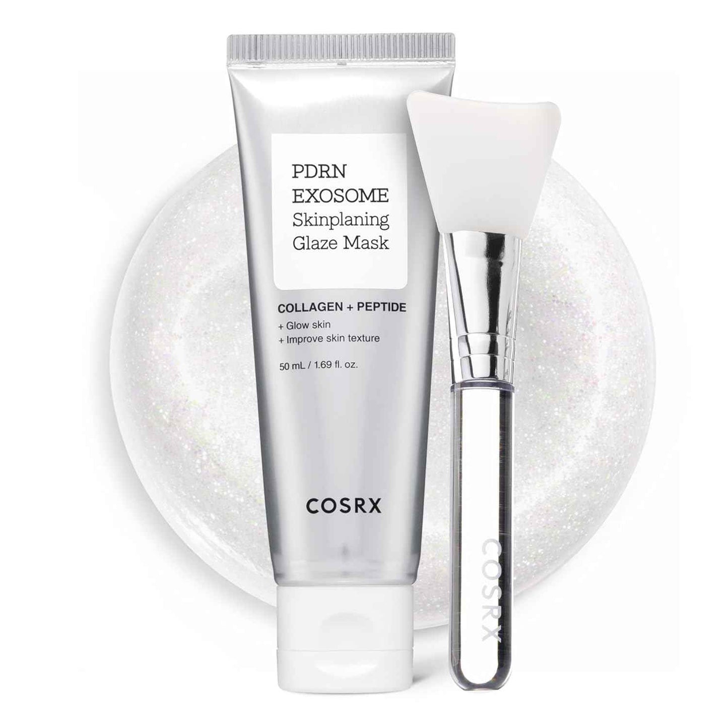 COSRX PDRN EXOSOME Glaze Wrapping Mask with SALMON DNA PDRN, Instant Glow, Easy Peel-Off Overnight Mask for Glass Skin, Firmness, Elasticity & Skin Texture Care, Mothers day gifts Korean Skin Care