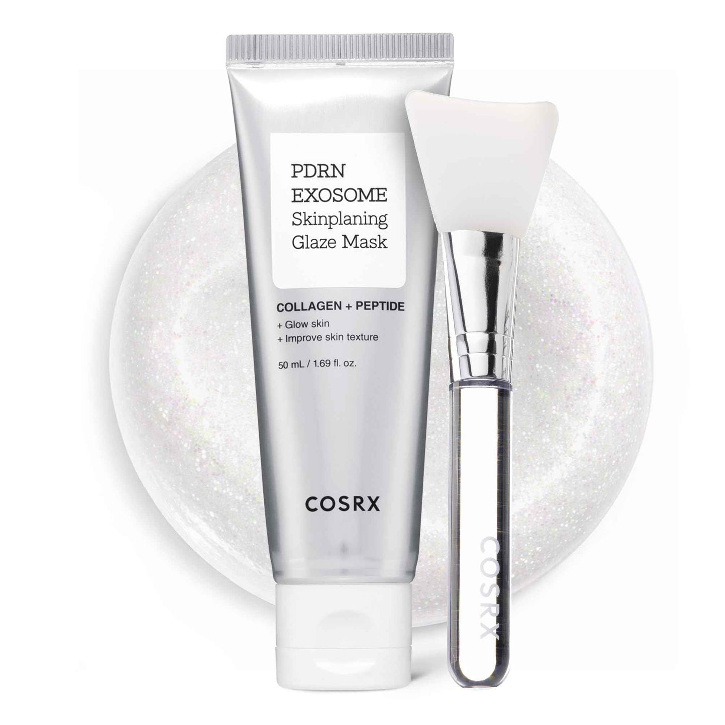 COSRX PDRN EXOSOME Glaze Wrapping Mask with SALMON DNA PDRN, Instant Glow, Easy Peel-Off Overnight Mask for Glass Skin, Firmness, Elasticity & Skin Texture Care, Mothers day gifts Korean Skin Care