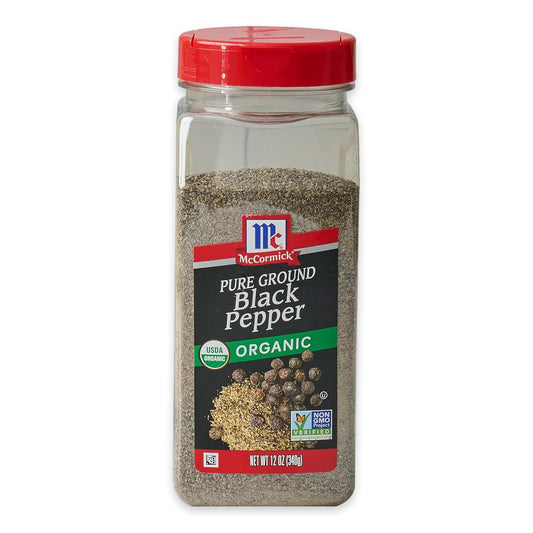 McCormick_Black_Pepper,_Pure_Ground,_Organic,_Non_GMO,_Enjoy_Distinctive_Pepper_Flavor_While_Cooking_&_Tableside,_12_oz