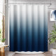 A- Blue Ombre +12 Metal Hooks - 72"W x 72"L (Pack of 1)