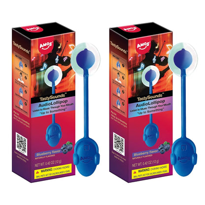 Amos Music Lollipop Candy, Audio Singing Lollipop, Unique Valentine's Gift, Individually Wrapped Natural Fruit Multiple Choice - Eco House Kit