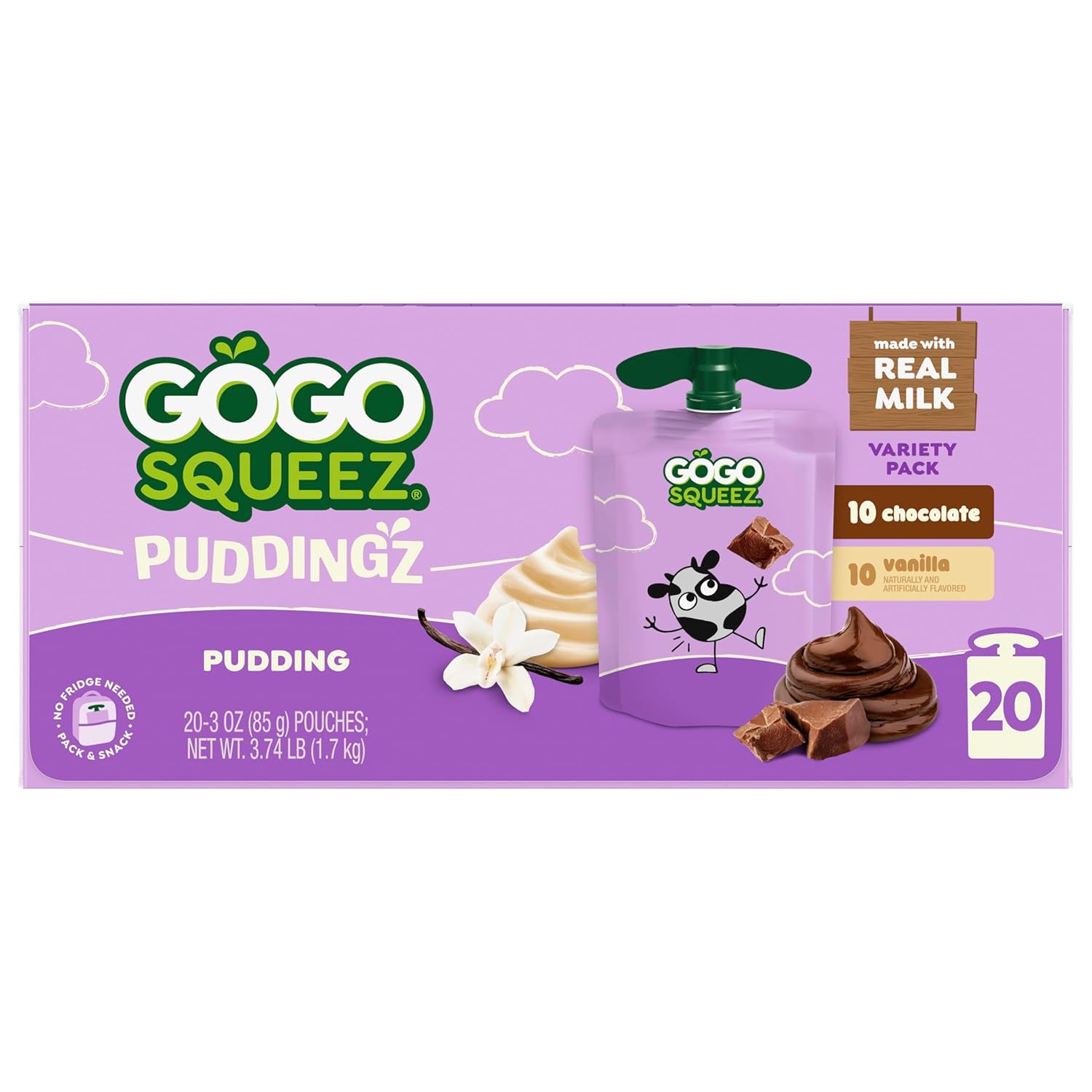 GoGo_squeeZ_PuddingZ_Variety_Pack,_On-the-Go_Chocolate_and_Vanilla_Pudding,_3_oz._Pouches_(Pack_of_20),_BPA_Free_Pouches