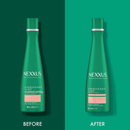 Nexxus Unbreakable Anti Breakage Shampoo for Strengthening for Fine and Thin Hair Hair Care Powered by Duraplex Fortifier Technology with Thickening Complex 13.5