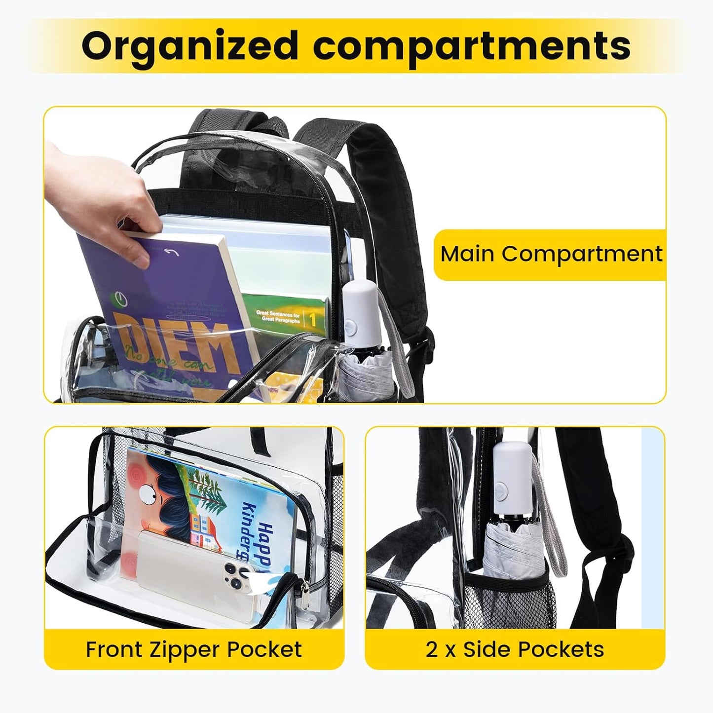 Vorspack_Clear_Backpack_Heavy_Duty_-_Large_Clear_Backpacks_for_School_See_Through_Bookbag_for_Girls_Boys_Transparent_Bag_for_Work,_Concert,_College_-_Black