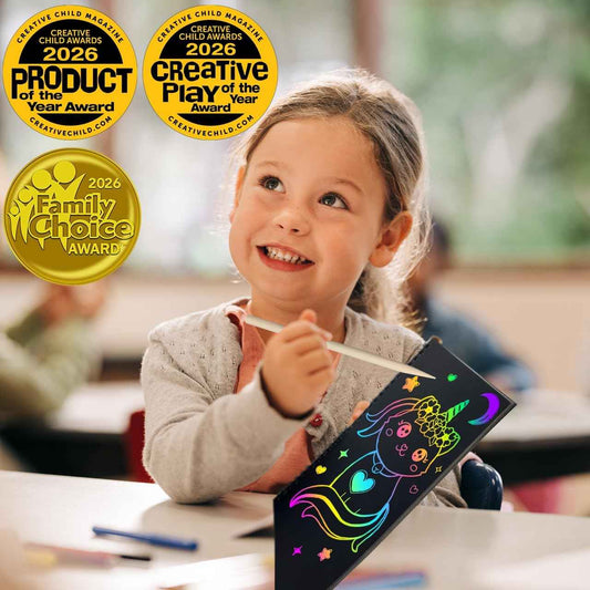 ZMLM Scratch Paper Art-Crafts Gift: 2 Pack Rainbow Notebooks Supplies Toys Easter Basket Stuffers for 3 4 5 6 7 8 9 10 Years Old Girls and Boys Kids Valentine's Day Birthday Party Travel Games