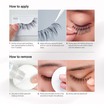 KISS_So_Wispy,_False_Eyelashes,_'',_12mm,_Includes_5_Pairs_Of_Lashes,_Easy_to_Apply,_Reusable_Lash_Clusters