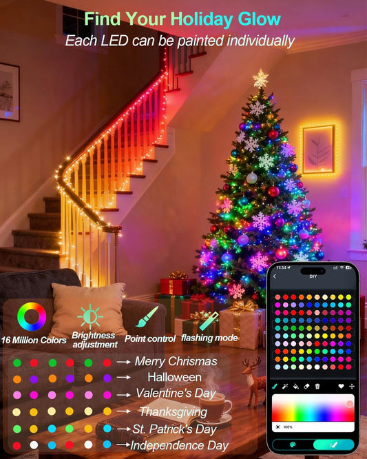 Smart_Fairy_String_Lights,_33Ft_DIY_Twinkle_Lights_USB_Port,_Multicolor_Warm_White,_App/Remote_Control,_12_Modes_&Music_Sync_for_Bedroom,Party,_Halloween,_Indoor_Christmas_Tree_Decor