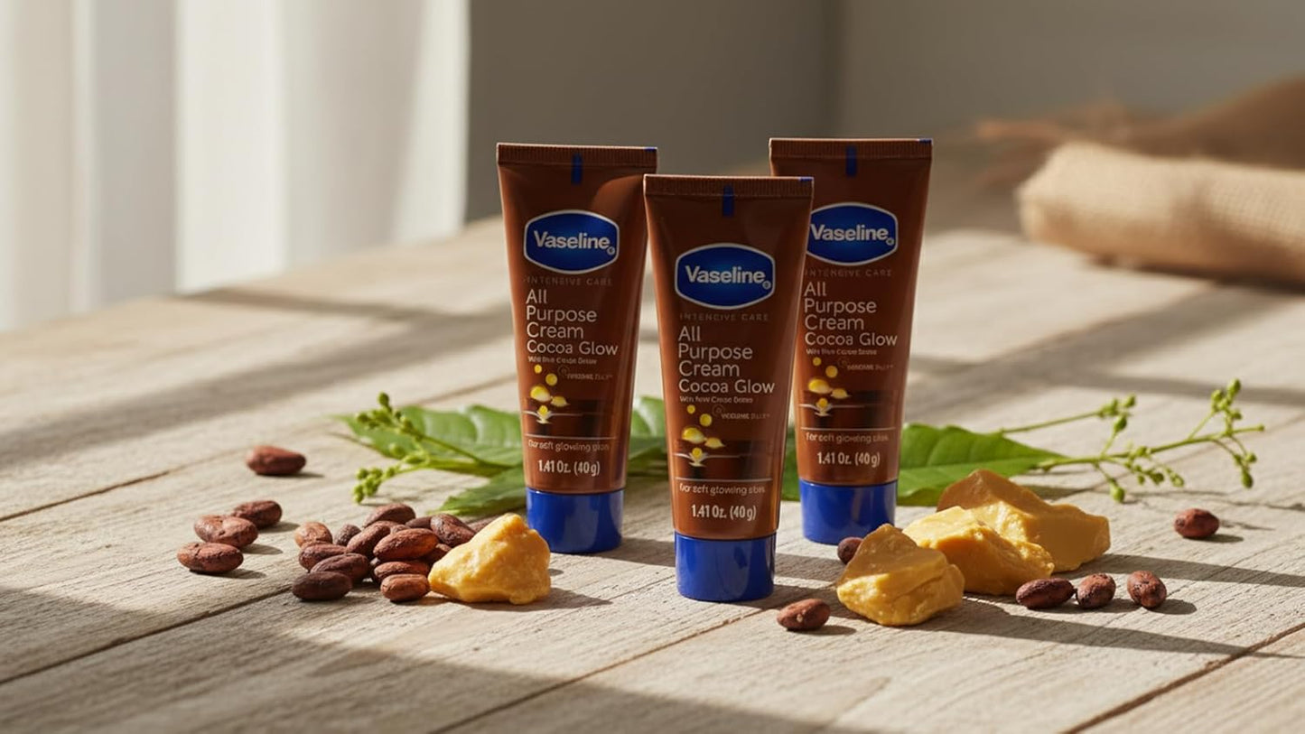 Vaseline_All_Purpose_Cream_Cocoa_Glow,_with_Pure_Cocoa_Butter,_6-Pack,_1.41_FL_Oz_Each,_6_Tubes