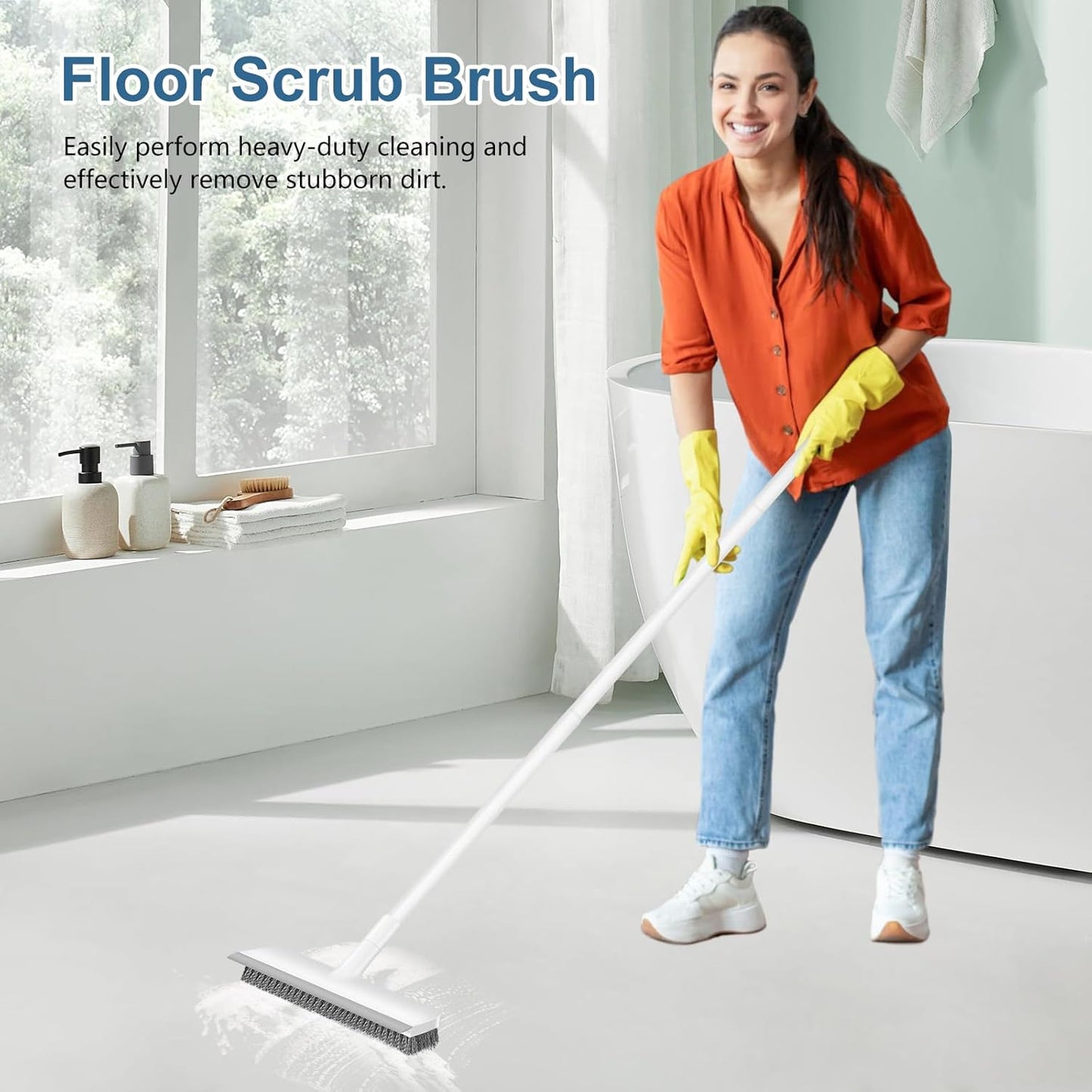 SetSail_Floor_Scrub_Brush_with_48-Inch_Long_Adjustable_Handle_2_in_1_Scrape_Brush_Stiff_Bristle_Floor_Scrubber_for_Cleaning_Shower_Bathroom_Garage_Kitchen_Wall_Deck_Tub_Tile