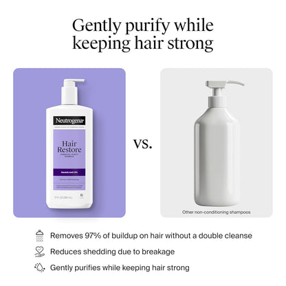 Neutrogena_Hair_Restore_Strength_+_Purity_Shampoo,_Exfoliating_Hair_Wash_with_1.5%_Mandelic_Acid_Gently_Removes_97%_of_Buildup_&_Reduces_Shedding_due_to_Breakage,_Paraben-Free,_13_fl_oz