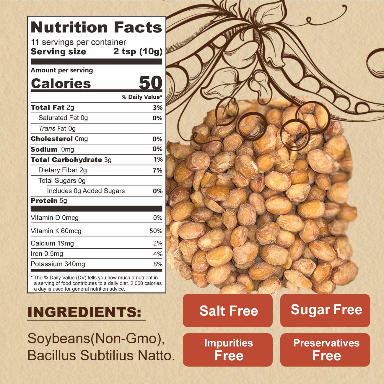 JAYUSS_Japanese_Natto_Freeze_Dried_Natto_Beans_4_Oz,_Non-GMO_Fermented_Soybean,_0_Additives,_Simply_Rehydrate_for_Fresh_Natto_or_Ready_to_Eat_Snack,_Topping,_Made_in_Japan_114g
