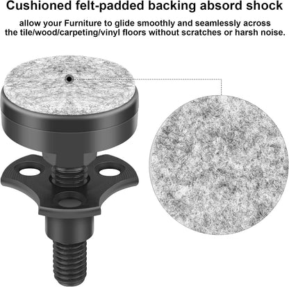 Anwenk_Adjustable_Leveling_Feet_Furniture_Levelers_Table_Feet_Heavy_Duty_Leg_Levelers_for_Cabinets_Sofa_Tables_Chairs,Support_1320LBs,_T-Nut_Kit_3/8”-16_Thread,_Large_Base-_4_Pack,_Black
