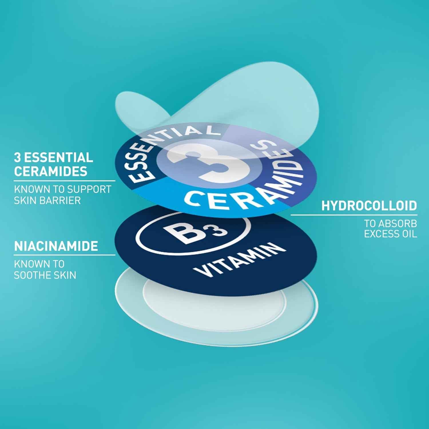 CeraVe Blemish Barrier Patches for Acne-Prone & Sensitive Skin, Hydrocolloid Pimple Patches with Ceramides & Niacinamide, Ultra-Thin, Oil-Absorbing, Blends with All Skin Tones, Allergy-Tested