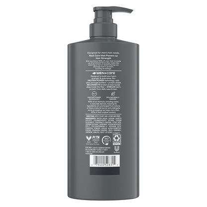 DOVE_MEN_+_CARE_Shampoo_1_count_Charcoal_+_Clay_for_Real_Hair_that_Powers_Up_Hair_Strength,_with_Deep_Purifying_Benefits,_28_Fl_oz