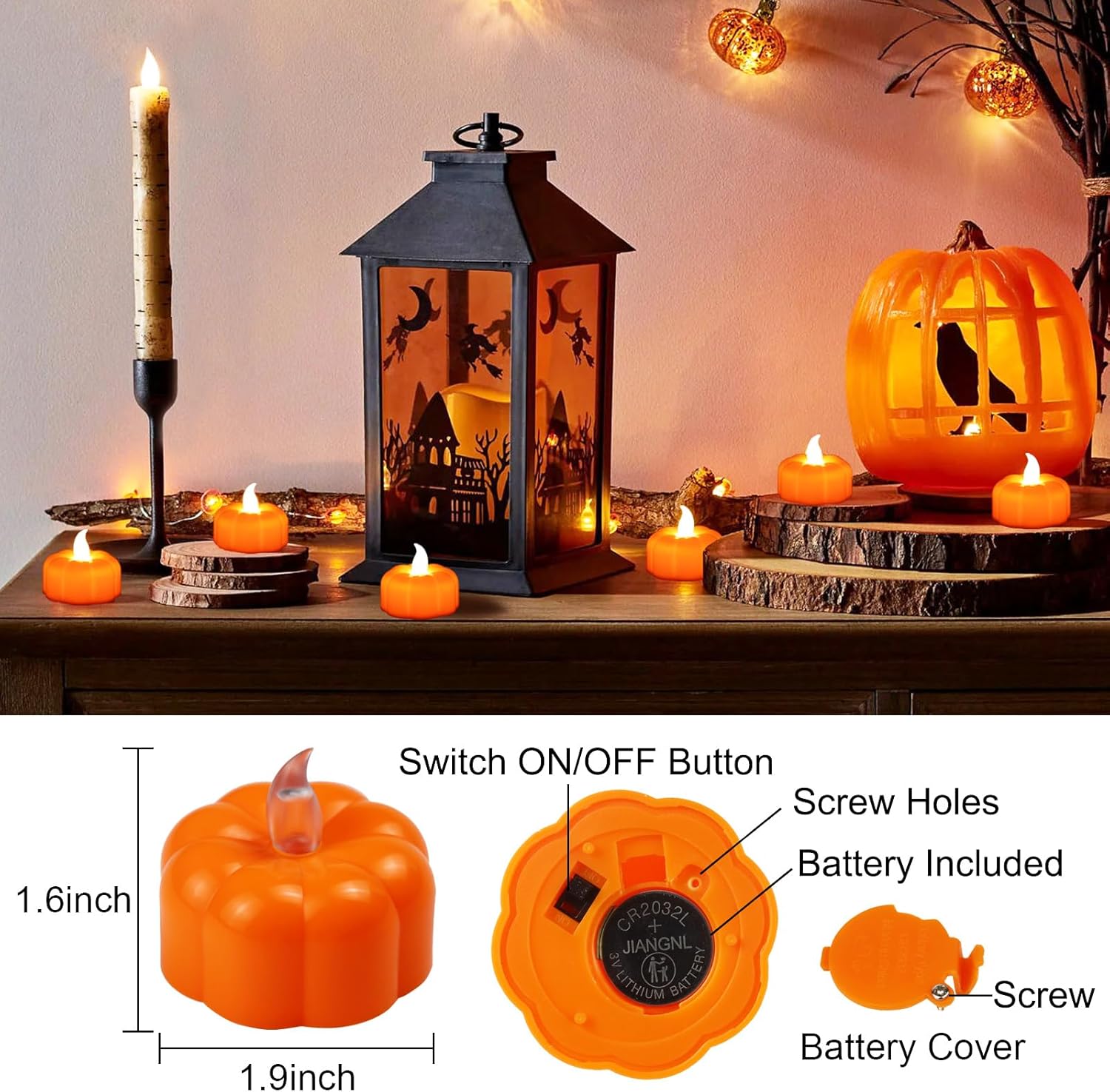 Fall_Decorations_for_Home_Pumpkin_Tea_Lights,_12_Pack_LED_Orange_Pumpkin_Lights_Flameless_Candles_Battery_Operated,_Halloween_Thanksgiving_Flickering_Tealight_Candle_for_Home_Table_Indoor_Party_Decor