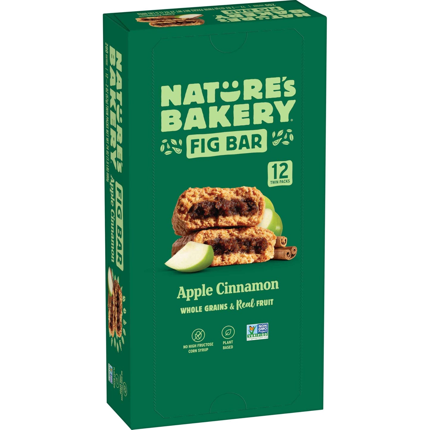 Nature's Bakery Whole Wheat Fig Bars, Real Fruit, Vegan, Non-GMO, Snack bar