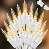 LAMPHOME 100 LED Count Multi Christmas Lights - 21.6FT LED Mini String, Mini led Lights for Indoor Outdoor Home Holiday Party Wedding Independence Day Decoration