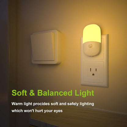 MAZ-TEK_Plug_in_Motion_Sensor_Dimmable_Night_Light,_Soft_Warm_White_LED_Nightlight_with_Dusk_to_Dawn_Motion_Sensor,_Adjustable_Brightness_for_Bedroom,_Bathroom,_Kitchen,_Hallway,_Stairs,2_Pack