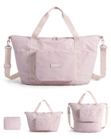 BAGSMART Foldable Travel Bag, 37L Duffle Bag for Travel, Expendable Carry on Weekender Duffel, Lightweight Personal Item Bag