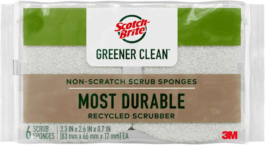 Scotch-Brite® Greener Clean™ Non-Scratch Scrub Sponge