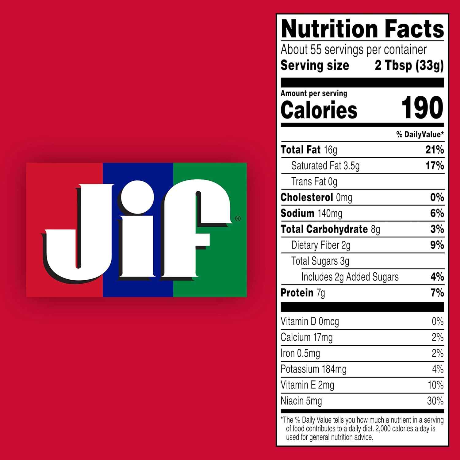 Jif Creamy Peanut Butter/ Dark Roast Creamy Peanut Butter/ Extra Crunchy/ Chocolate Peanut Butter
