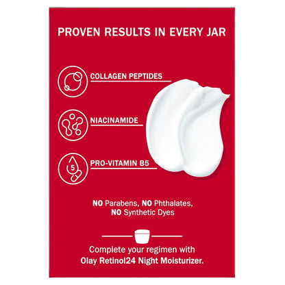Olay_Collagen_Peptide_Face_Moisturizer,_Firming_Cream_for_Women,_Fragrance-Free,_Non-Greasy_-_Hydrating,_Anti-Aging,_Anti-Wrinkle,_Smoothing_of_Fine_Lines,_Tightening_Skin_Care_-_Niacinamide,_1.7_Oz