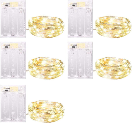 Minetom_Fairy_Lights_Battery_Operated,_5_Pack_7_FT_20_LED_Fairy_Lights_with_Timer,_String_Light_Battery_Powered,_Silver_Wire_Christmas_Light_for_Bedroom_Party_Wedding_Decorations,_Warm_White