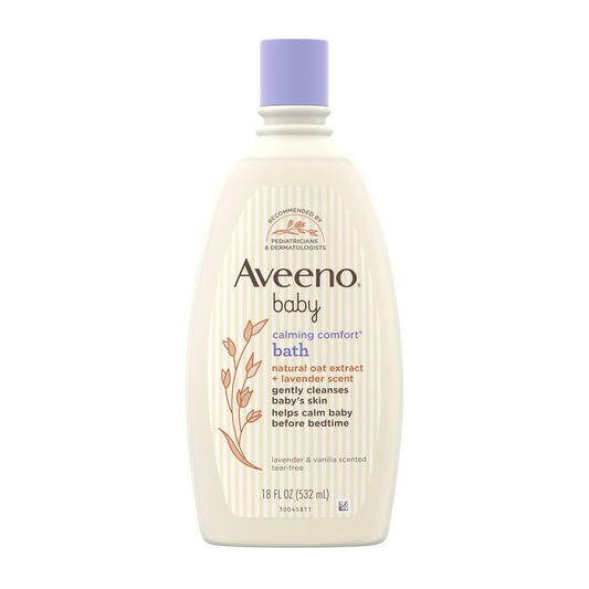 Aveeno_Baby_Nighttime_Calming_Comfort_Bath,_Body_&_Hair_Wash_with_Relaxing_Lavender_&_Vanilla_Scents_&_Natural_Oat_Extract,_Tear-Free_Formula,_Paraben-,_Phthalate-_&_Soap-Free,_18_Fl._Oz