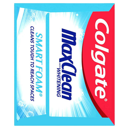 Colgate Max Clean Whitening Foaming Toothpaste with Fluoride, Effervescent Mint, 6 Ounce, 4 Pack