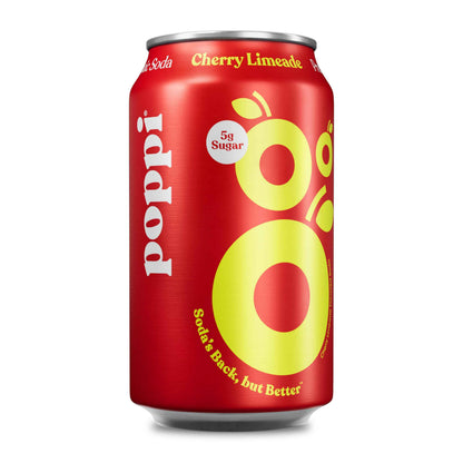Poppi Sparkling Prebiotic Soda Beverage with Apple Cider Vinegar, Seltzer Water and Fruit Juice, 12 Fl Oz, 1 Count, Packaging May Vary