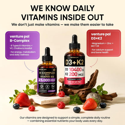 Venture_Pal_Vitamin_B_Complex_Liquid_Drops,_B12_Methylcobalamin_|_B9_Folic_|_B1,B2,B3,B5,B6,B16_-_Vitamin_C,_Choline,_Inositol,_Immune_&_Energy_Metabolism,_Brain_&_Heart_Support