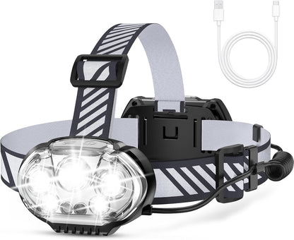 Rechargeable_Headlamp,_Ultra-Bright_5_LED_Head_Lamp_with_Red_White_Light,IPX4_Waterproof_Headlight,8_Mode_Head_Flashlight_for_Outdoor_Running_Hunting_Fishing_Hiking_Camping_Gear