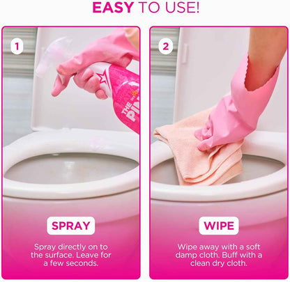 Stardrops - The Pink Stuff - Miracle Bathroom Foam Cleaner 750ml - Baths, Tiles, Soap Scum, Limescale, Streak Free