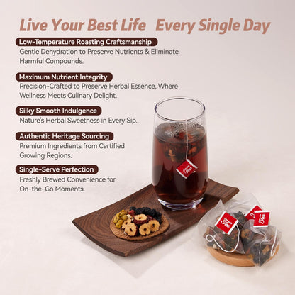 30Pcs_Ginseng_Five_Treasures_Kidney_Tea,Traditional_Chinese_Herbal_Health_Tea,Natural_Organic_Kidney_Cleanse_Detox_Teabags_Gift_for_Men&Women,8_Precious_Ingredients_Formula