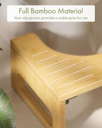 AmazerBath_7_Inches_Bamboo_Toilet_Stool_Squat_for_Adult,_Foldable_Squatting_Potty_Stools_for_Bathroom,_0.79"_Thickness_Poop_Stool_with_Non-Slip_Strip,_Space-Saving,_No_Assembly_Required,_Natural_Color