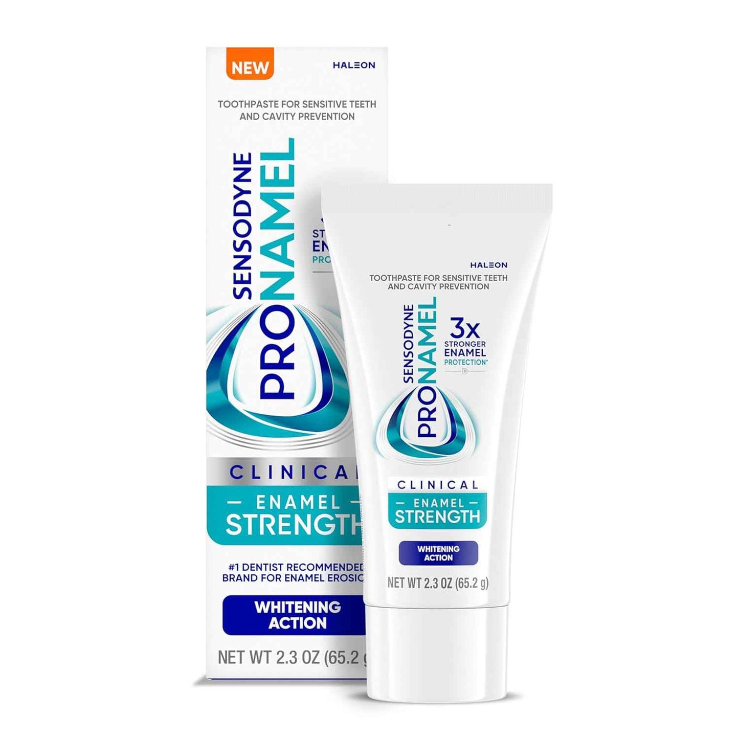 Sensodyne Pronamel Clinical Enamel Strength Toothpaste, Whitening Action, 2.3 oz