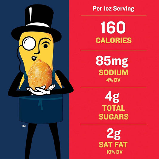 PLANTERS_Honey_Roasted_Peanuts,_Dry_Roasted_Peanuts,_Party_Snack,_Plant-Based_Protein,_After_School_Snack,_Sweet_and_Salty,_Salted_Nuts,_Sea_Salt_&_Honey,_Snacks_for_Adults,_Kosher,_16oz_Jar