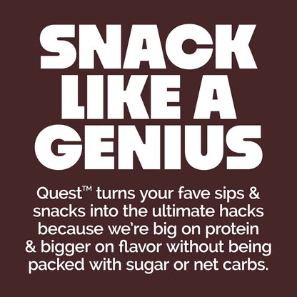 Quest Nutrition Chocolate Brownie Protein Bars, 20g Protein, 4g Net Carbs, 1g Sugar, High Fiber, Gluten Free, Keto Friendly, 4 Count