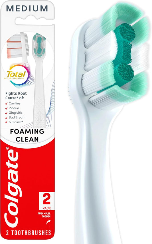 Colgate_Total_Active_Prevention_Foaming_Clean_Medium_Toothbrushes,_Medium_Bristle_Toothbrush_Pack_for_Plaque_Removal,_Helps_Reach_Deeper_Along_The_Gumline_and_Between_Teeth,_White,_2_Pack