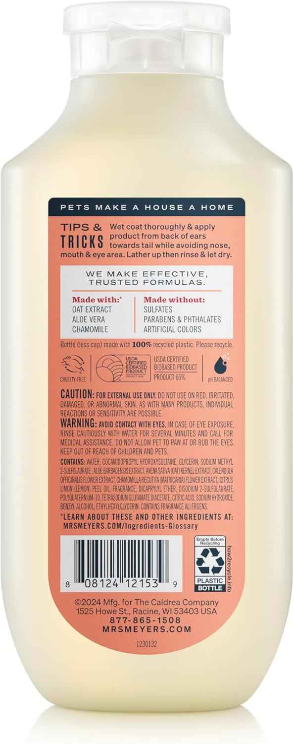 MRS. MEYER'S Clean Day 3 in 1 Dog Shampoo