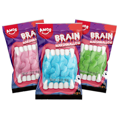 Amos 4D Gummy Body Parts Halloween Candy – Spooky Gummy Snacks Fun Halloween Candy for Trick-or-Treat & Party Favors - Eco House Kit