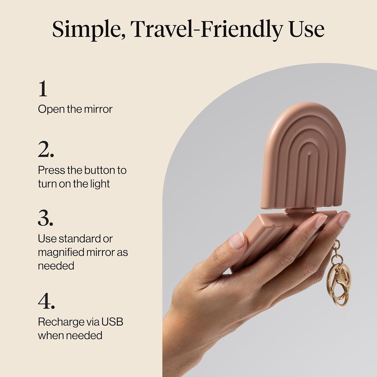 Kitsch_Compact_Mirror_Keychain_–_Travel_Makeup_Mirror_with_Lights,_Small_Lighted_Dual-Magnification_Pocket_Mirrors,_USB-Rechargeable,_Ideal_for_Your_Touch-Ups_While_On_Travel_–_Terracotta
